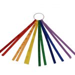 TĘCZOWA WSTĄŻKA NA KÓŁKU