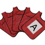 KAMIZELKI "LITERKI" Z KIESZONKAMI ZESTAW 5 SZT