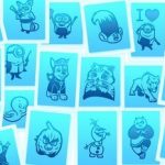 PAKIET 30 SZT SZABLONÓW DO TATUAŻU DLA CHŁOPCA