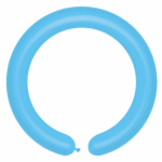 Balony D4 - Rurki włoskie błękitne 09/ 100 szt.