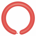 Balony D4 - Rurki włoskie czerwone 45/ 100 szt.