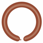 Balony D4 - Rurki włoskie brązowe 48/ 100 szt.