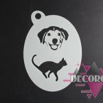 SZABLON DO MALOWANIA TWARZY I CIAŁA – PIES I KOT