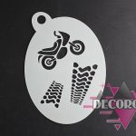 SZABLON DO MALOWANIA TWARZY I CIAŁA –  MOTOR