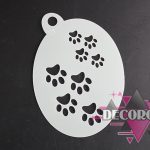 SZABLON DO MALOWANIA TWARZY I CIAŁA – ŁAPKI