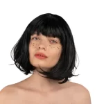 Peruka Kleopatra, czarny